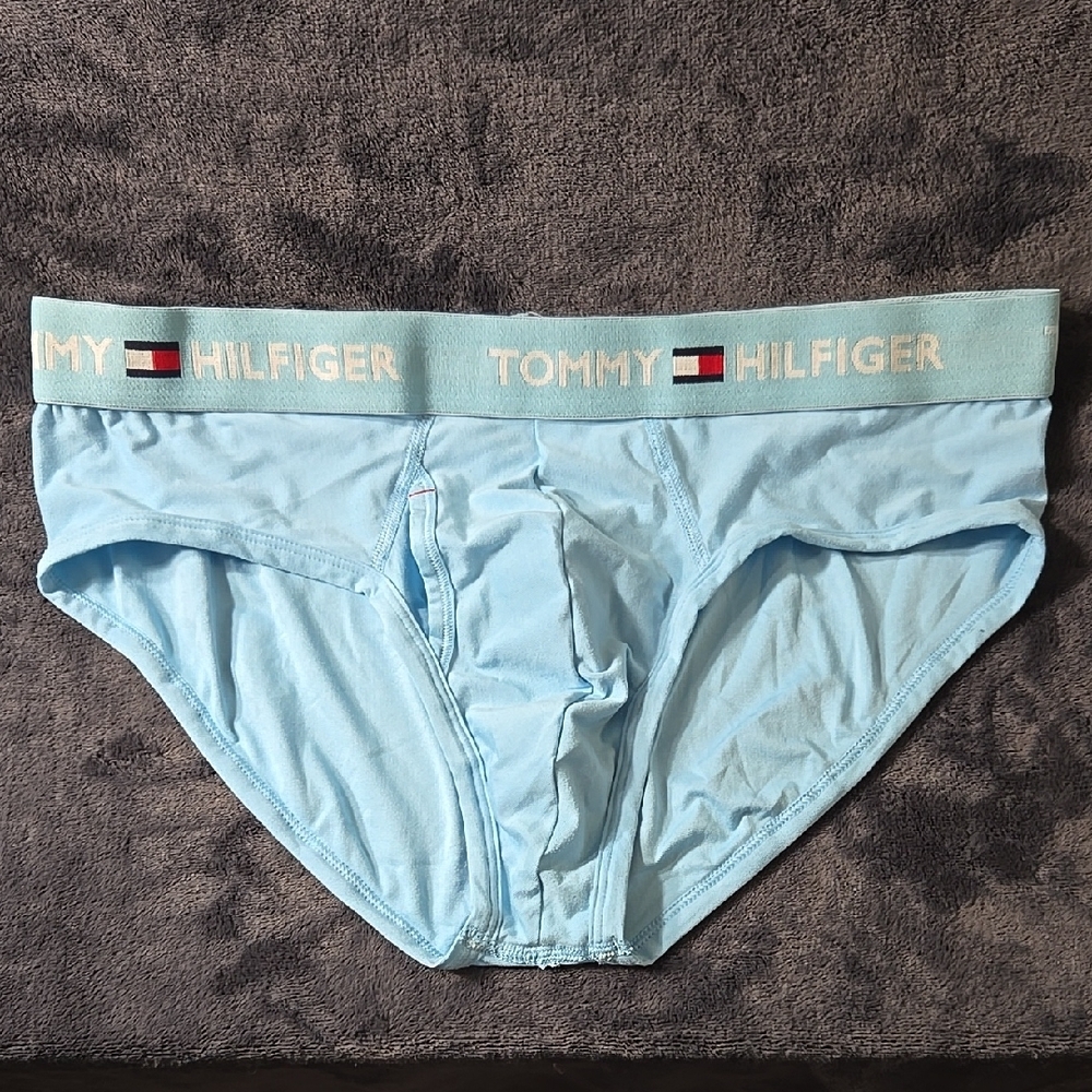 Tommy Hilfiger Blue Briefs with Soft Stretchy Fabric